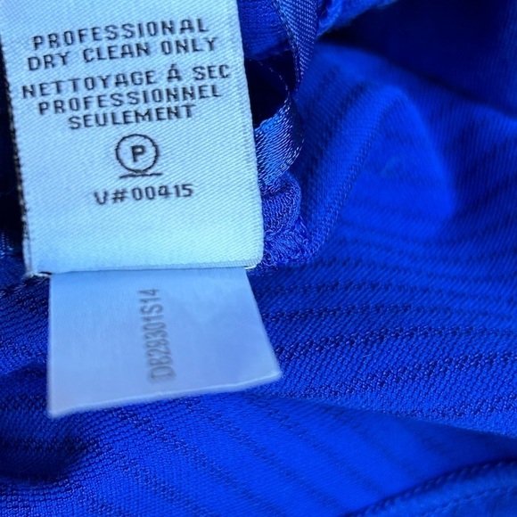 Diane Von Furstenberg Carla Sleeveless Flared-Hem Blue Drop Waist Sheath Dress 8 - Picture 15 of 16